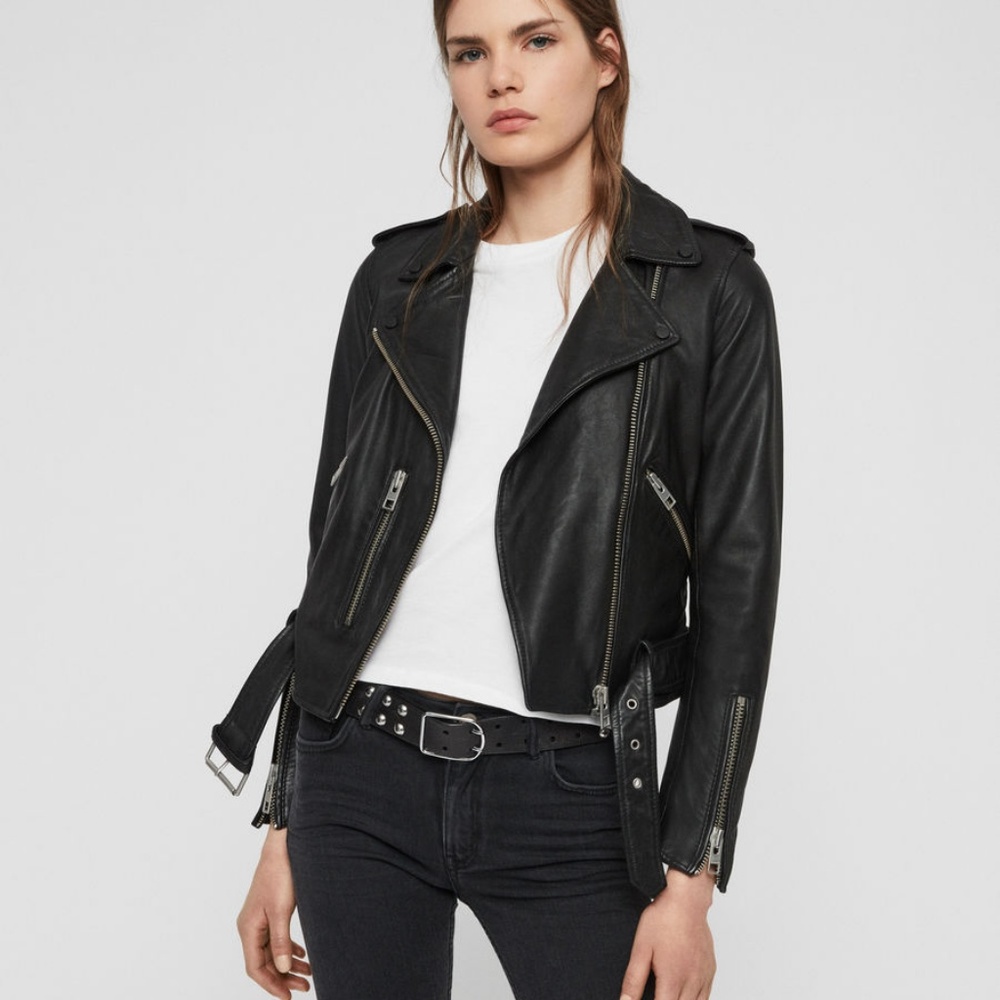 ALLSAINTS Balfern Leather Biker Jacket (Size 6 US)